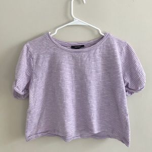 light purple Forever 21 crop top